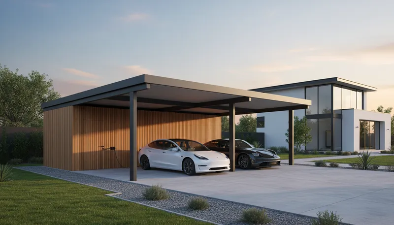 Doppel-Carport