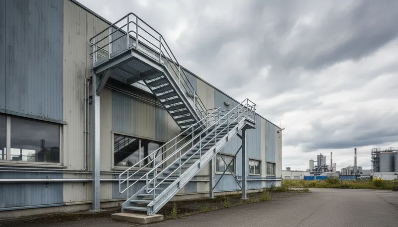 Industrietreppe Lagerhalle